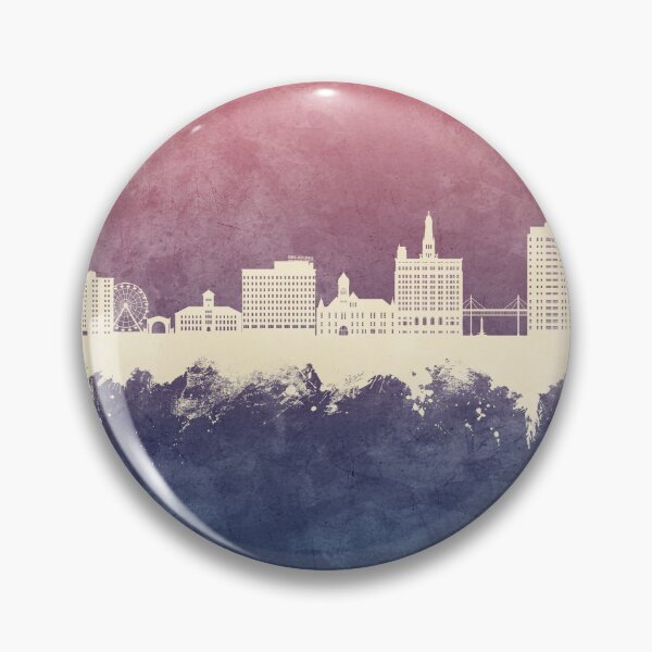 Item preview, Davenport Iowa Skyline designed and sold by ArtPrints.