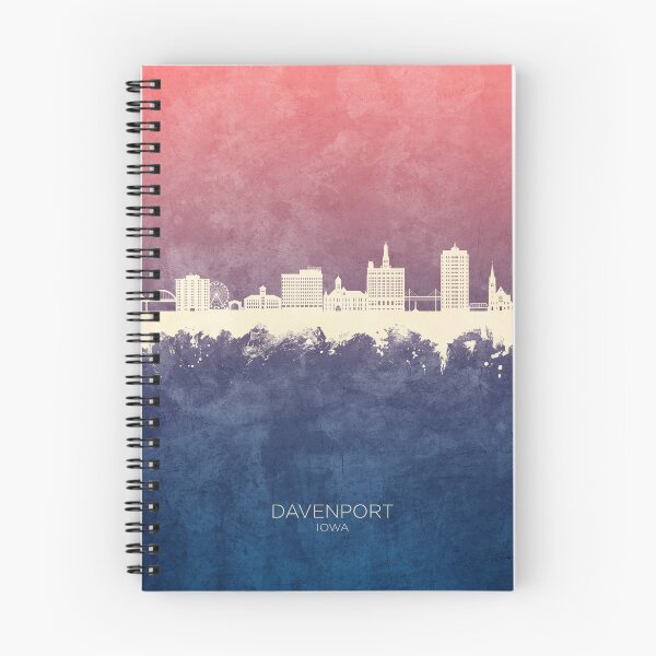 Item preview, Davenport Iowa Skyline designed and sold by ArtPrints.