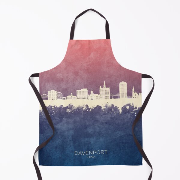Item preview, Davenport Iowa Skyline designed and sold by ArtPrints.