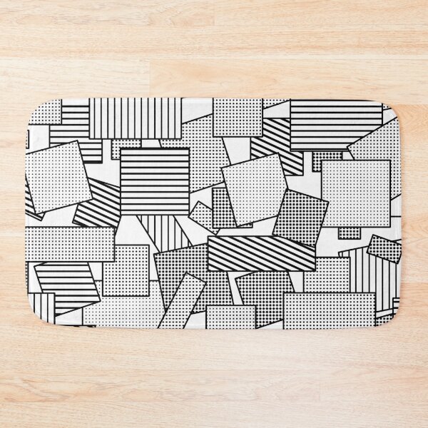 Item preview, Checkered Raster White Background designed and sold by CatKing-Design.