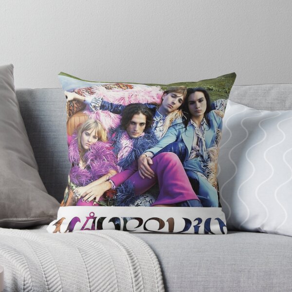 Maneskin poster Throw Pillow