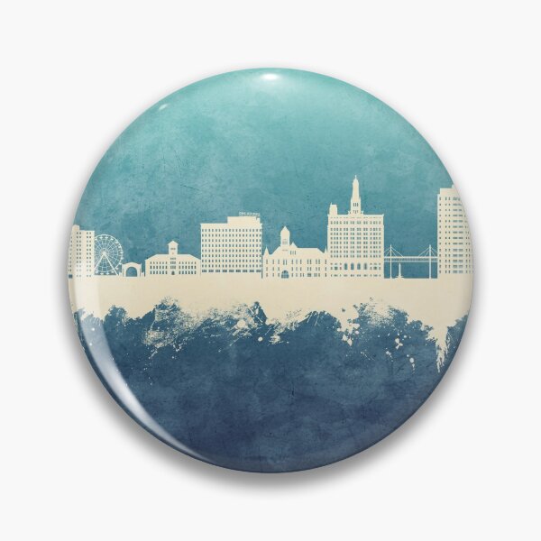 Item preview, Davenport Iowa Skyline designed and sold by ArtPrints.
