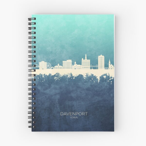 Item preview, Davenport Iowa Skyline designed and sold by ArtPrints.