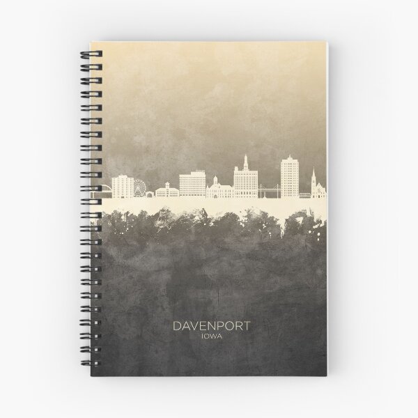 Item preview, Davenport Iowa Skyline designed and sold by ArtPrints.