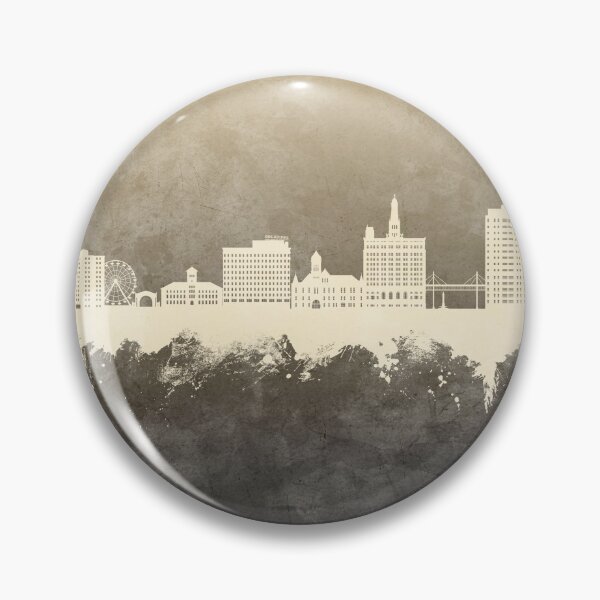 Item preview, Davenport Iowa Skyline designed and sold by ArtPrints.