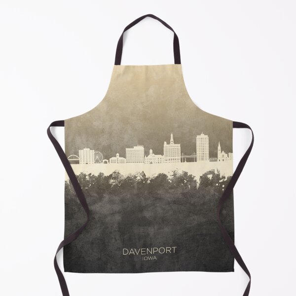 Item preview, Davenport Iowa Skyline designed and sold by ArtPrints.