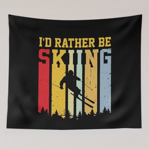 Item preview, I'd Rather Be Skiing Vintage Ski Winter Sports Gift For Skier designed and sold by Creative Angel.