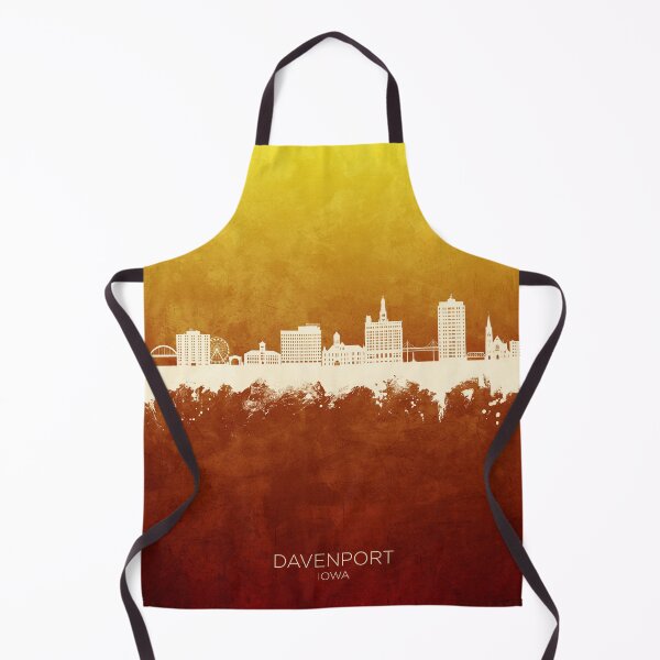 Item preview, Davenport Iowa Skyline designed and sold by ArtPrints.