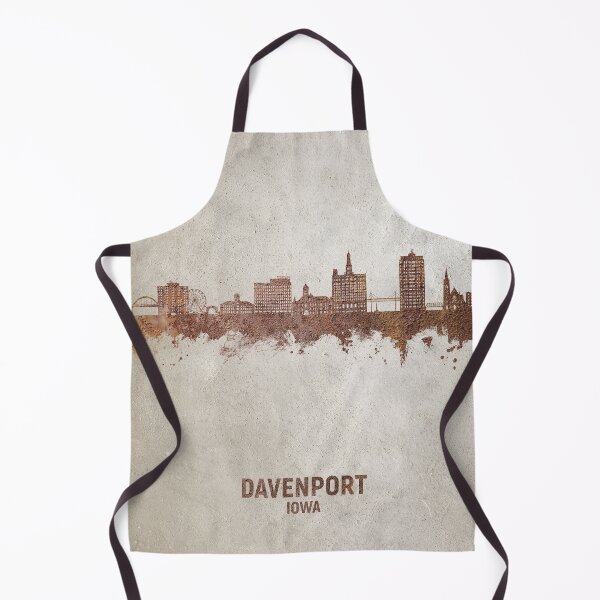 Item preview, Davenport Iowa Skyline designed and sold by ArtPrints.