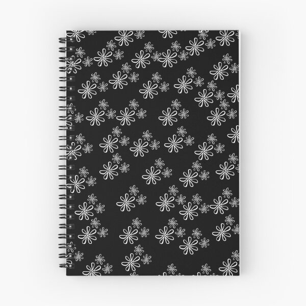 Item preview, black and white flower designed and sold by DayaArtBay.