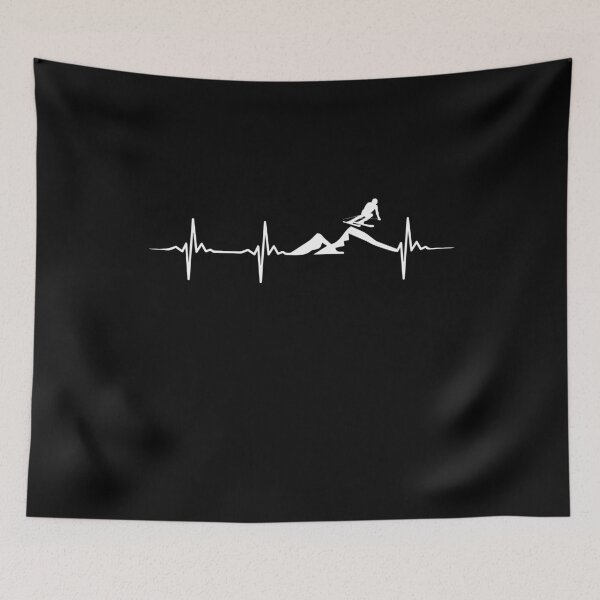 Item preview, Ski Snowboarding Heartbeat Skiing Winter Sports Gift For Skiers designed and sold by Creative Angel.