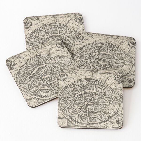Item preview, Vintage Aachen Germany Map (1577) Vintage City of Aken Atlas designed and sold by BravuraMedia.