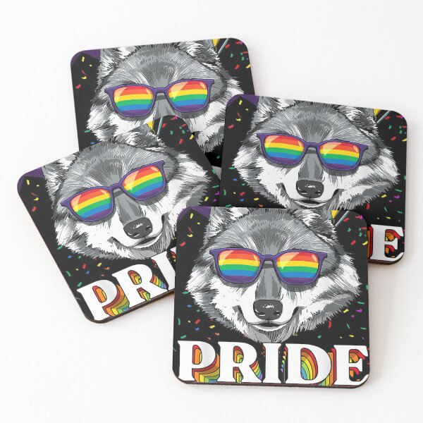 Item preview, LGBT Wolf Gay Pride LGBTQ Rainbow Flag Sunglasses designed and sold by IrvingMorales.