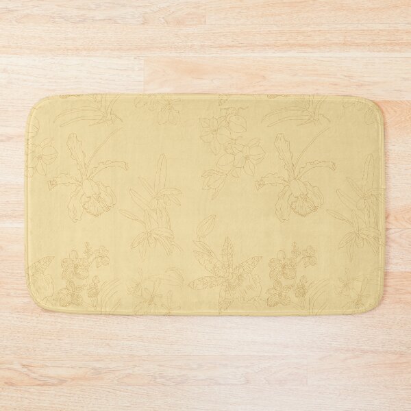 Item preview, Orchid pattern in old-yellow and brown designed and sold by Breurs.