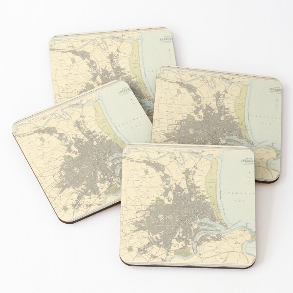 Item preview, Vintage Aberdeen Scotland Map (1912) Vintage Scottish City of Aiberdeen Atlas designed and sold by BravuraMedia.