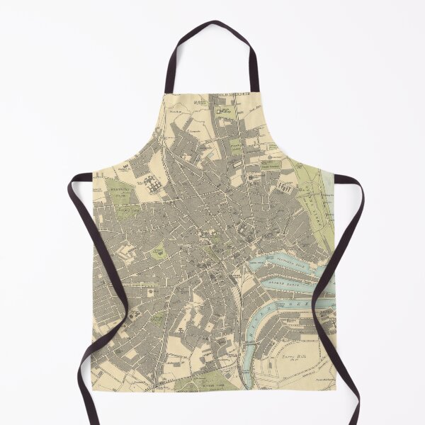 Item preview, Vintage Aberdeen Scotland Map (1912) Vintage Scottish City of Aiberdeen Atlas designed and sold by BravuraMedia.