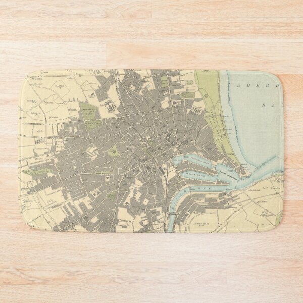 Item preview, Vintage Aberdeen Scotland Map (1912) Vintage Scottish City of Aiberdeen Atlas designed and sold by BravuraMedia.