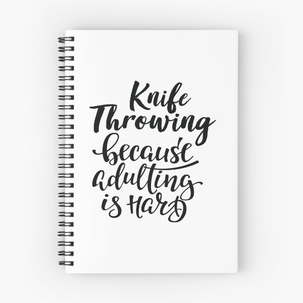 Item preview, Knife Throwing Because Adulting Is Hard designed and sold by FiveNiches.