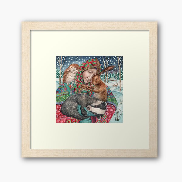 In the Arms of Grace Framed Art Print