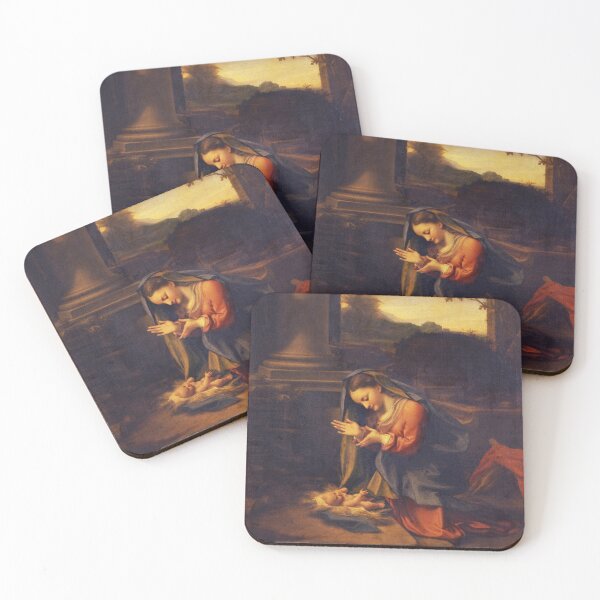 Item preview, The Virgin and child by Correggio - La Vergine che adora il Bambino designed and sold by Vintage Designs +.