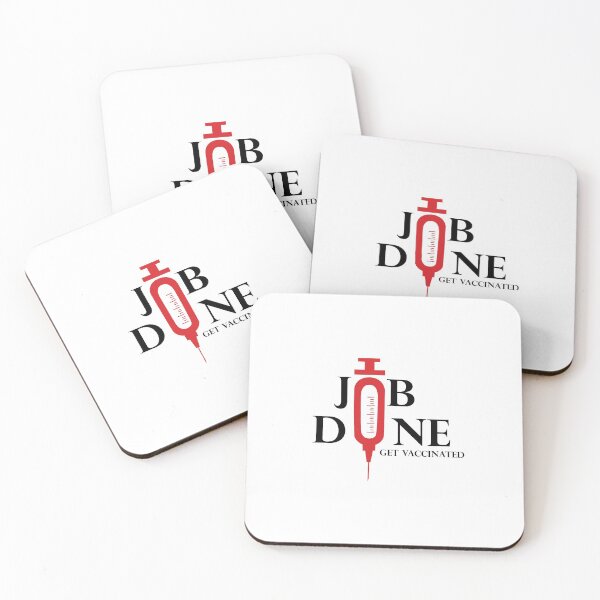 Item preview, Job Done - I'm Vaccinated designed and sold by PrasartShop.