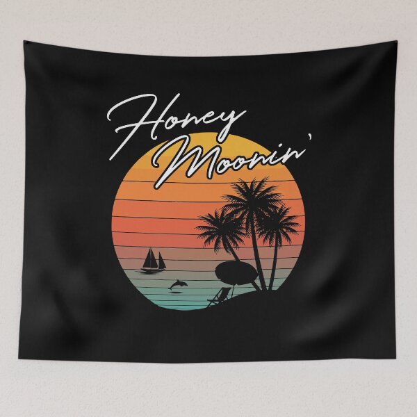 Item preview, Honey Moonin Beach Lover Vacation Couples designed and sold by Dressed For  Duty.