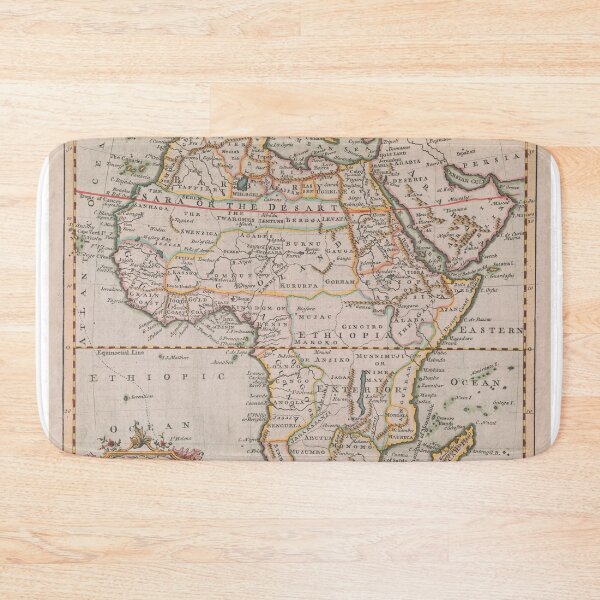 Item preview, Vintage Africa Map (1770) Vintage African Continent Atlas designed and sold by BravuraMedia.