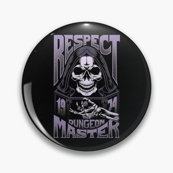 Item preview, Respect The Dungeon Master - monochrome designed and sold by Azafran.