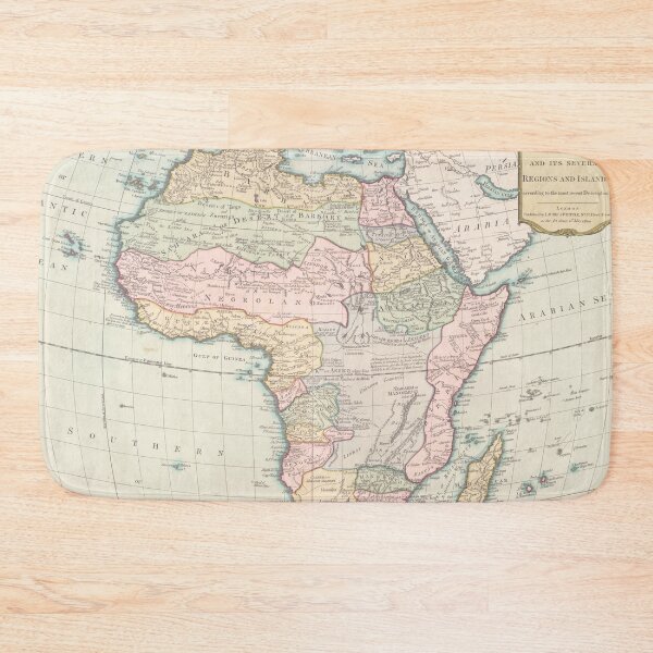 Item preview, Vintage Africa Map (1800) Vintage African Continent Atlas designed and sold by BravuraMedia.