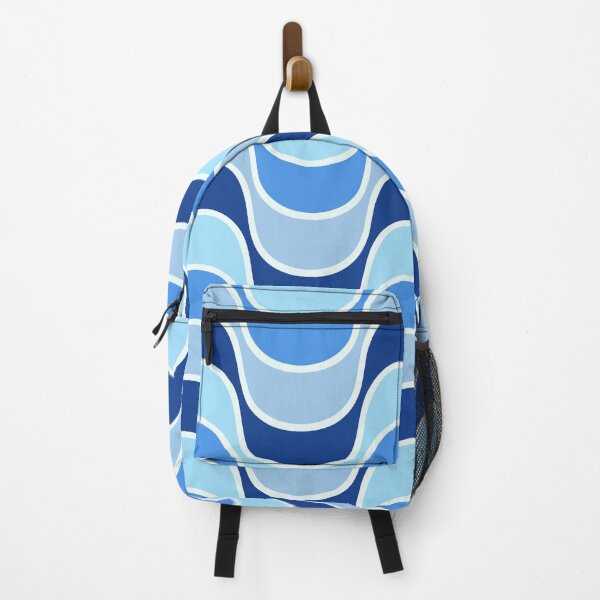 Item preview, Cool Blue Retro Summer Beach Wave Pattern designed and sold by cotros.