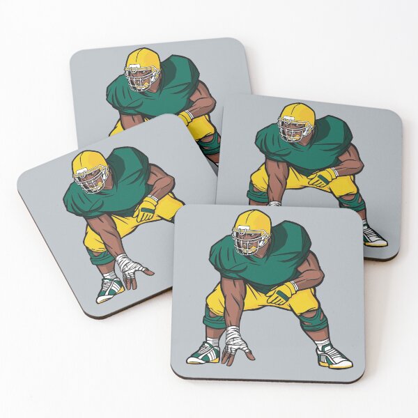 Item preview, Green & Gold Football Player designed and sold by SLAG-Creative.