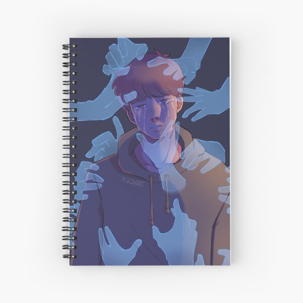 Overwhelmed - Dream fanart Spiral Notebook