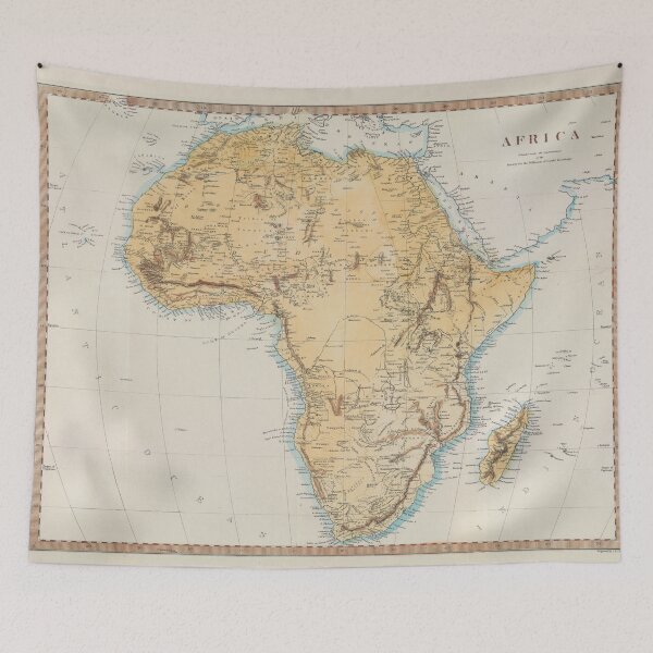 Item preview, Vintage Africa Map (1830) Vintage African Continent Atlas designed and sold by BravuraMedia.