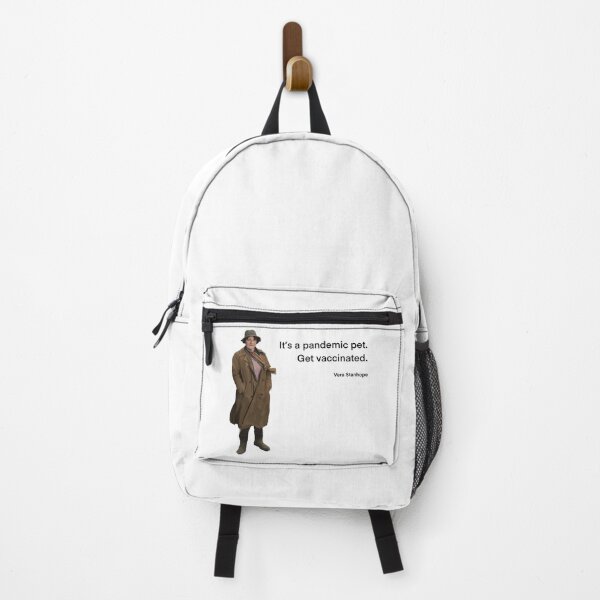 Item preview, Vera Stanhope: "It's a pandemic pet. Get vaccinated." designed and sold by Luxetluminos.