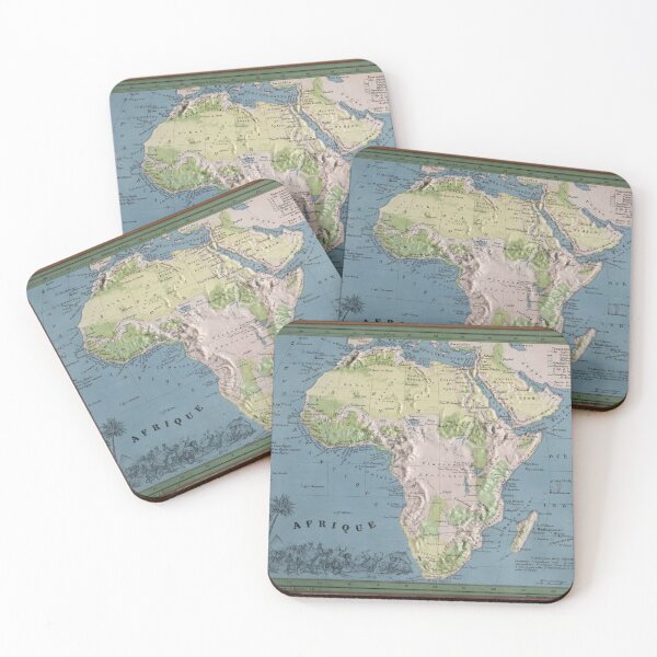 Item preview, Vintage Africa Map (1865) Vintage African Continent Atlas designed and sold by BravuraMedia.