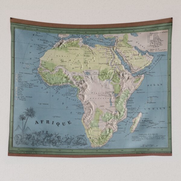 Item preview, Vintage Africa Map (1865) Vintage African Continent Atlas designed and sold by BravuraMedia.