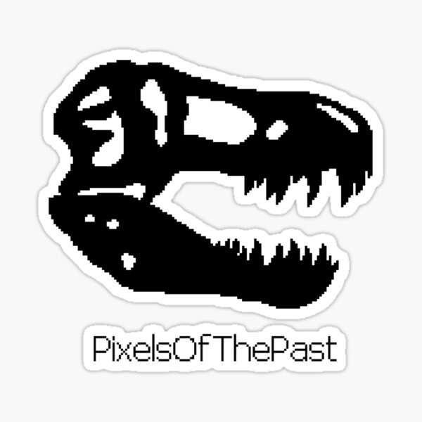 Item preview, PixelsOfThePast Tyrannosaurus Logo designed and sold by PixelsOfThePast.