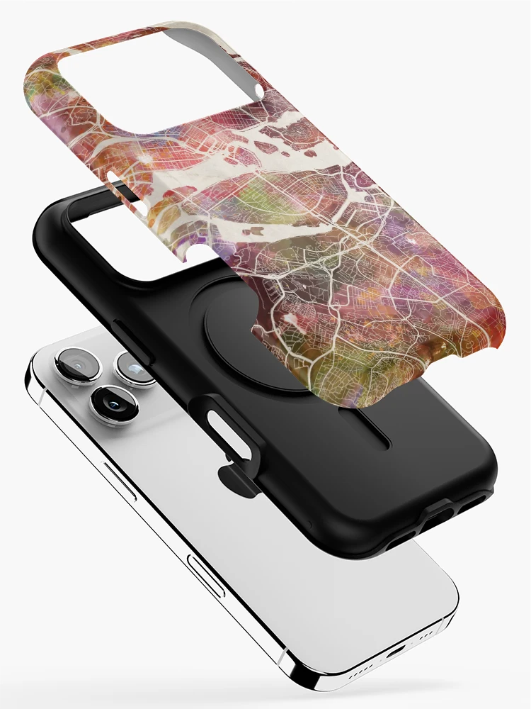 Thumbnail 2 of 4, iPhone Case, Stockholm map designed and sold by MapMapMaps.