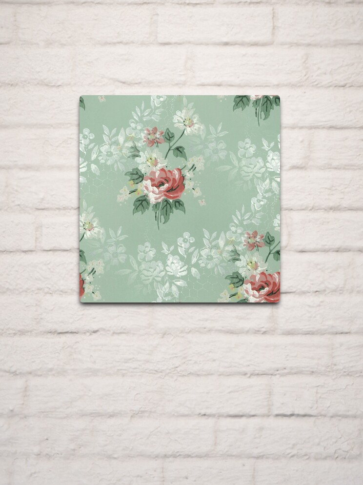Floral Letters - Pink - Wall Decals - Mint Art Co