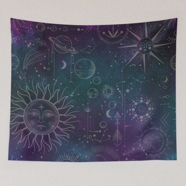 Item preview, Astrology Design Sun Moon Galaxy  designed and sold by MamaSweetea.
