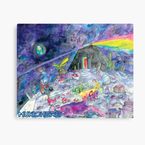 Aperçu de l'œuvre MuX Side of the Moon, la face cachée de la Lune de Pink Floyd créée et vendue par muxishere.
