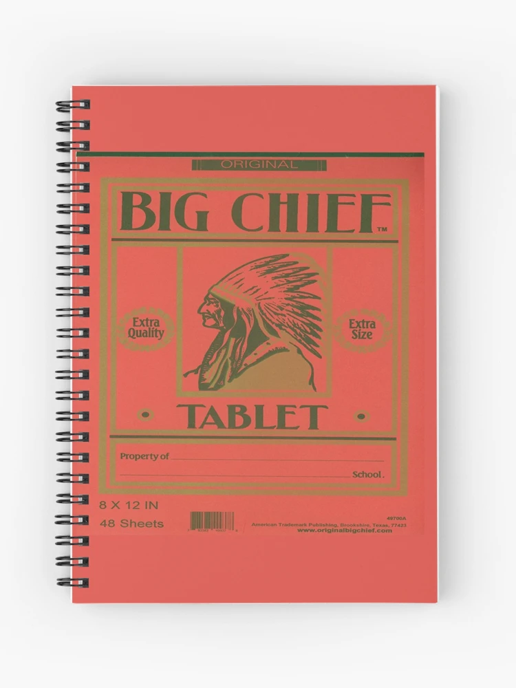 The book Big Chief Writing Tablet, from Forrest Gump (Michael