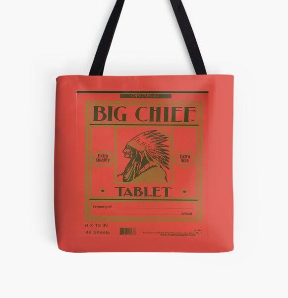 Big Chief Vintage Tablet Cover Tote Bag for Sale by smstees