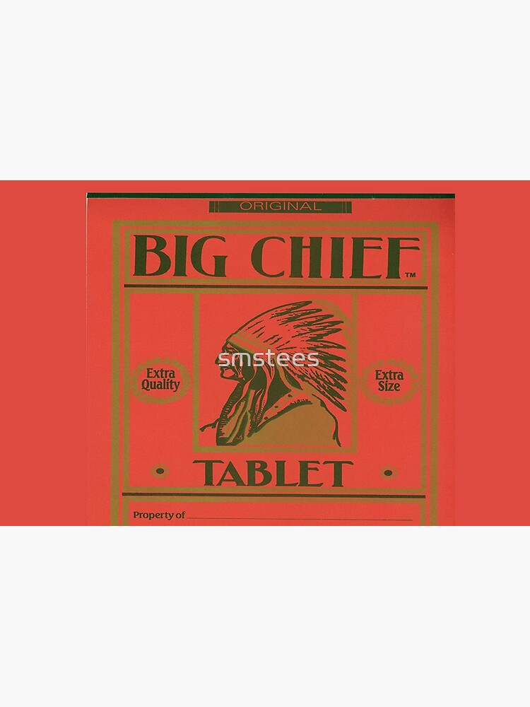 Big Chief Vintage Tablet Cover Spiral Notebook for Sale by smstees
