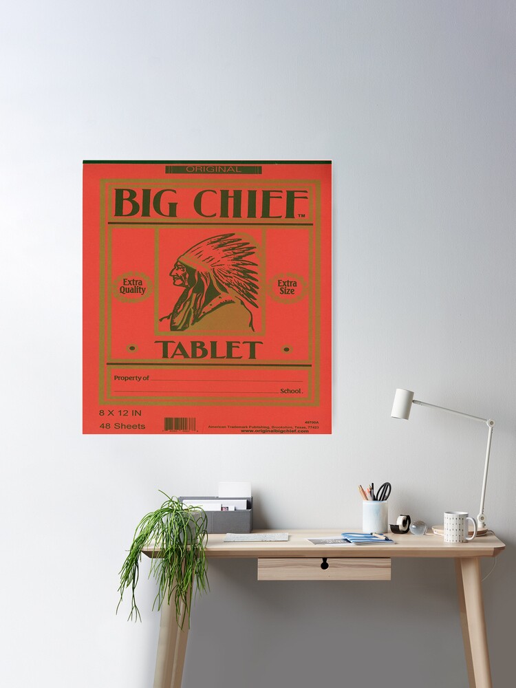Big Chief Writing Tablet Poster