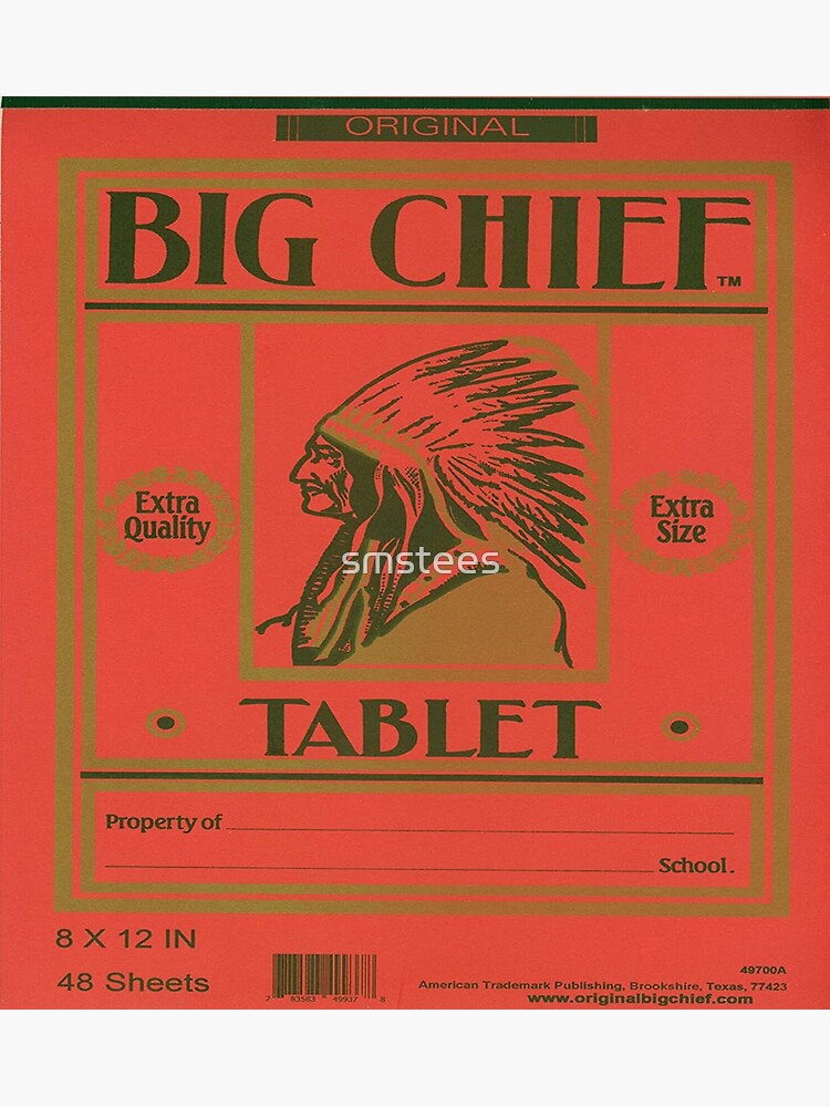 Big Chief Vintage Tablet Cover | Postcard