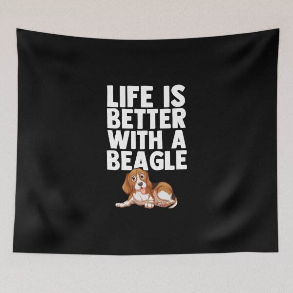 Item preview, Life Is Better WIth A Beagle Dog Lover Puppy Dog Owner designed and sold by Nessshirts.
