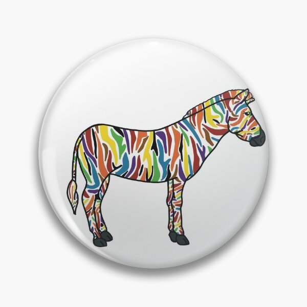 Item preview, Rainbow Pride Zebra designed and sold by zhdezigns.