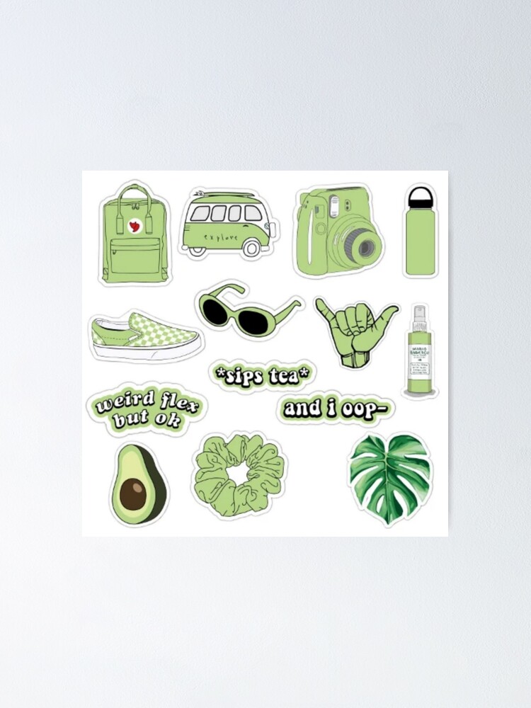 Cute olive green stuff Poster for Sale by IpsyTipsy