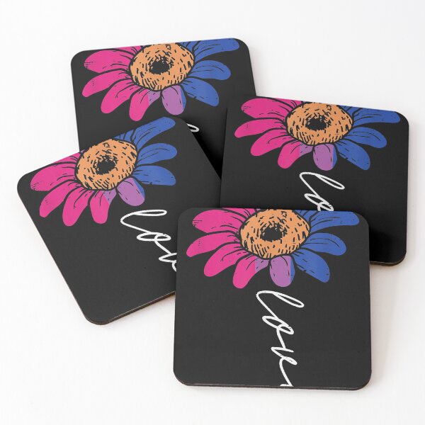 Item preview, Love Sunflower Floral LGBTQ Bisexual Flag Gay Pride Ally Bi designed and sold by IrvingMorales.